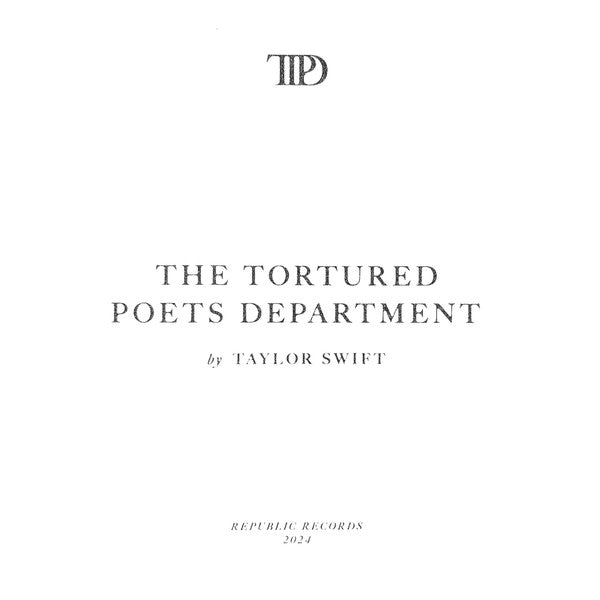 The Tortured Poets Department - Swift, Taylor
