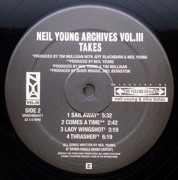 Archives Vol. III Takes - Young, Neil