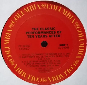The Classic Performances Of Ten Years After - Ten Years After