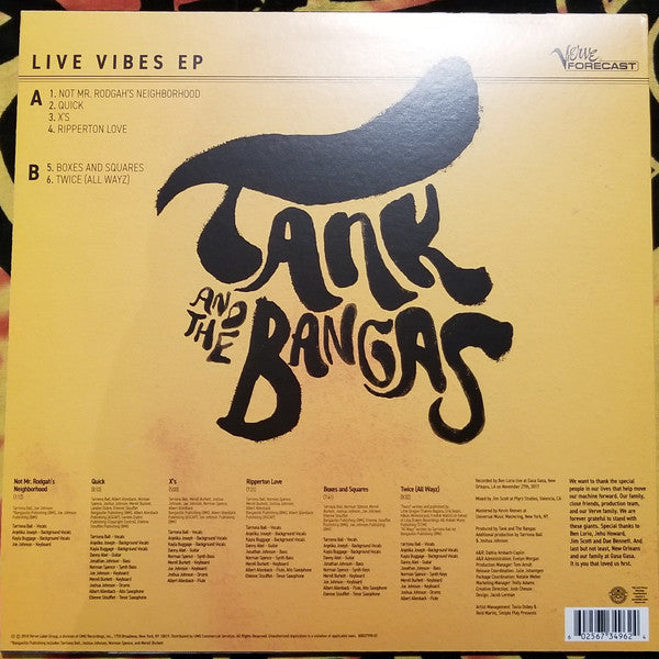 Live Vibes Ep - Tank And The Bangas