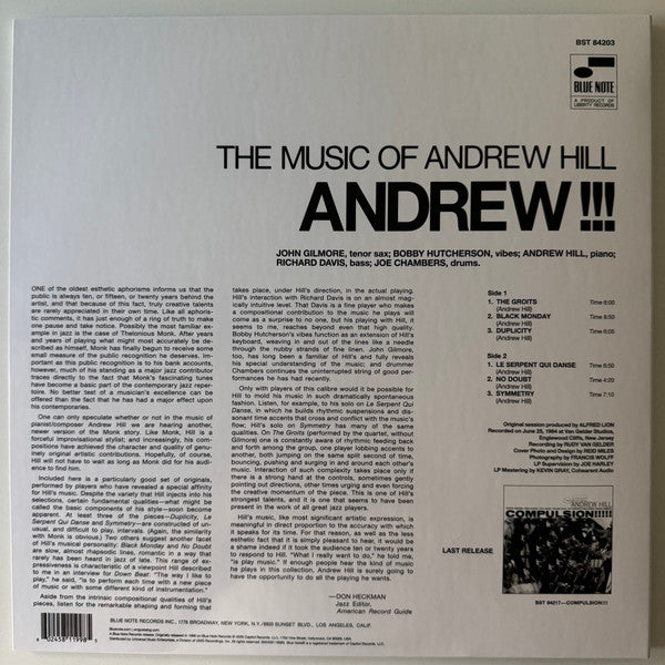 Andrew - Hill, Andrew