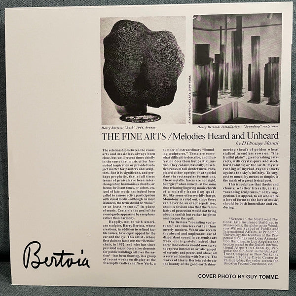 Sonambient Complete Collection  - Bertoia, Harry