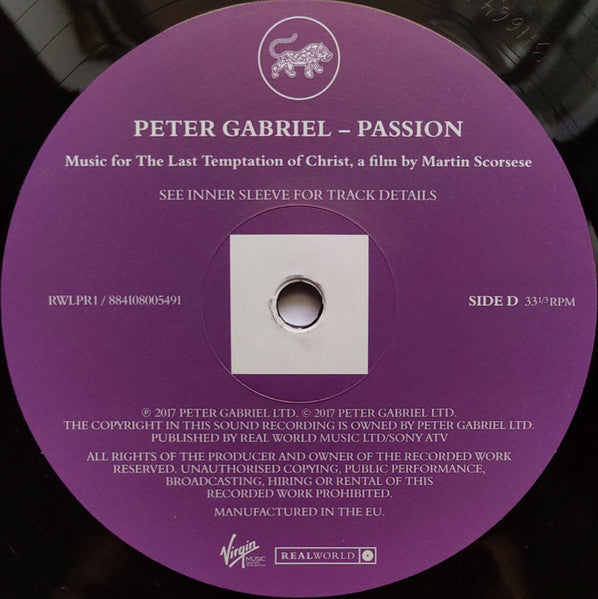Passion: Music For The Last Temptation Of Christ - Gabriel, Peter
