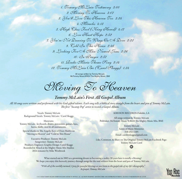Moving to Heaven - McLain, Tommy