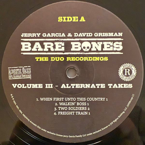 Bare Bones: Volume III - Alternate Takes - Garcia, Jerry / Grisman, David