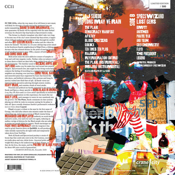 Long May We Rain / Lost Gems - Suede, Aj / Specswizard