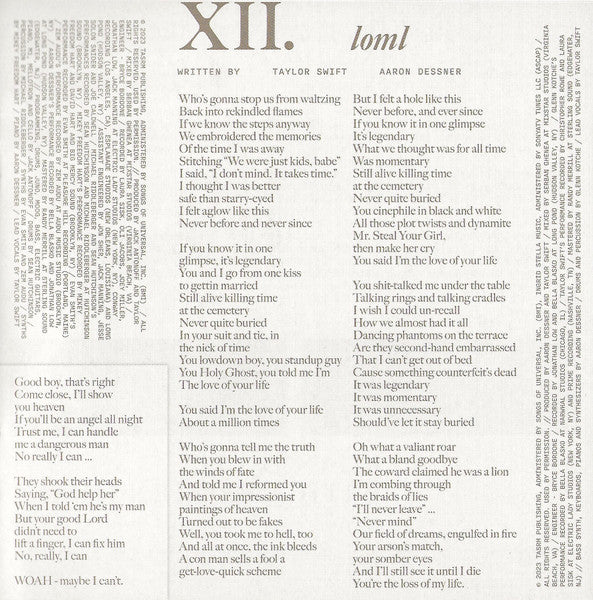 The Tortured Poets Department - Swift, Taylor
