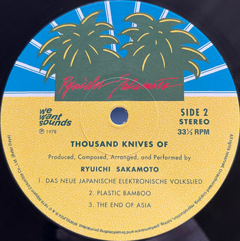 Thousand Knives Of Ryuichi Sakamoto - Sakamoto, Ryuichi
