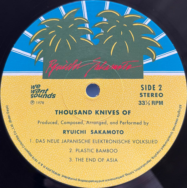 Thousand Knives Of Ryuichi Sakamoto - Sakamoto, Ryuichi