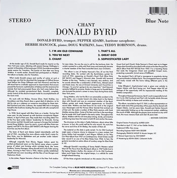 Chant - Byrd, Donald