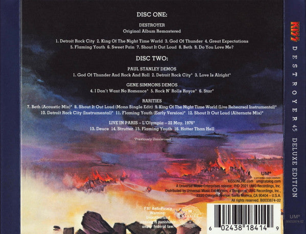 Destroyer (45th Anniversary) - Kiss