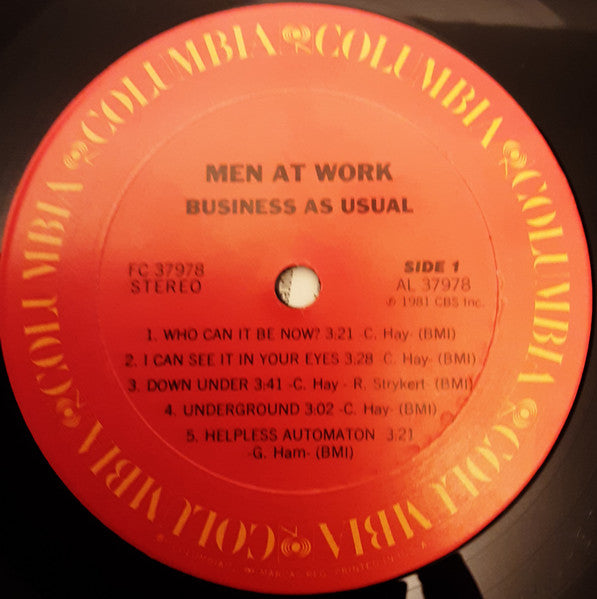 Business As Usual - Men At Work