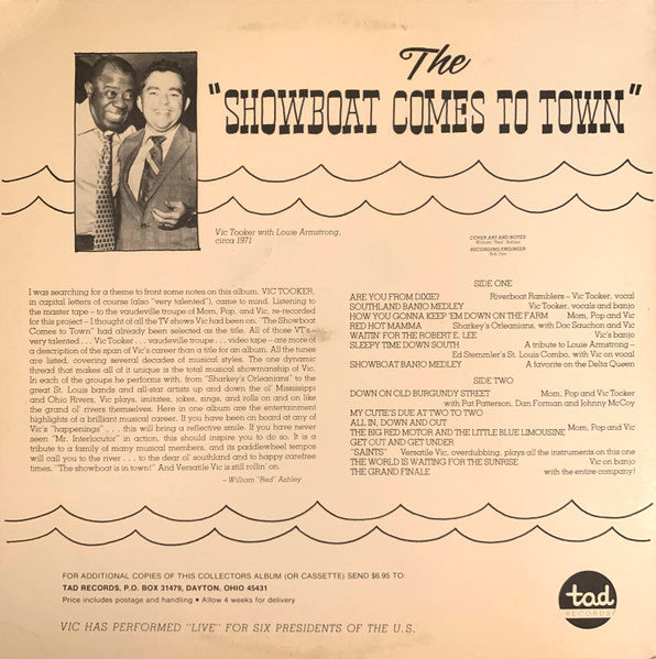 The Showboat Comes To Town - Tooker, Vic