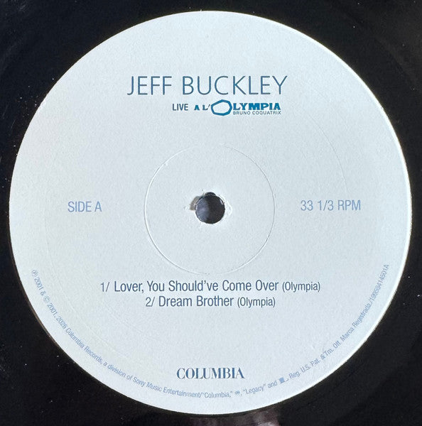 LIVE A L'OLYMPIA - BUCKLEY, JEFF