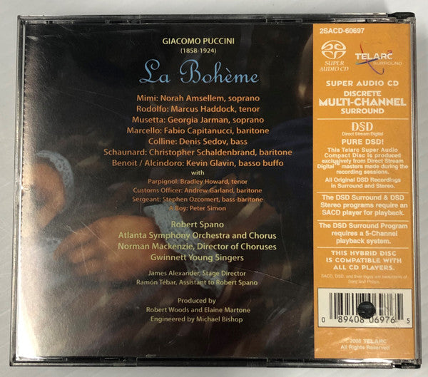 La Boheme - Puccini, Robert Spano, Atlanta Symphony Orchestra
