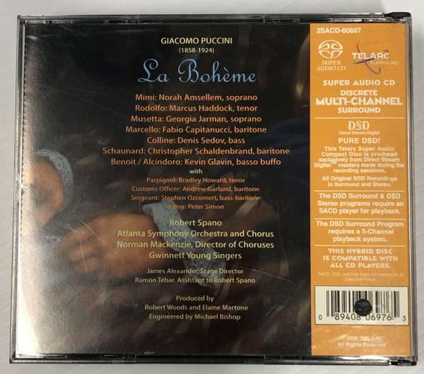 La Boheme - Puccini, Robert Spano, Atlanta Symphony Orchestra