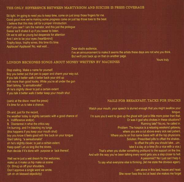 Fever You Can't Sweat Out - Panic! At The Disco [CD]