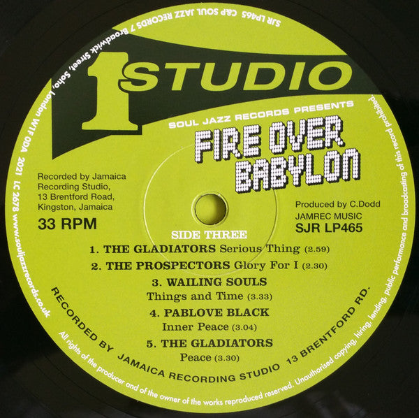 Soul Jazz Records Presents: Fire Over Babylon: Dre - Various