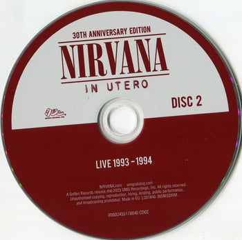 In Utero (30th Anniversary) - Nirvana