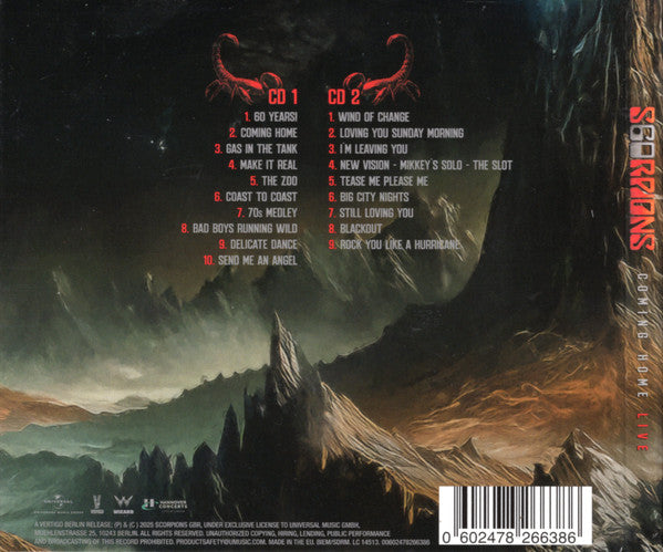 Coming Home Live - Scorpions