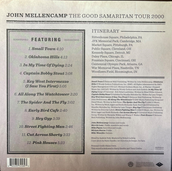 The Good Samaritan Tour 2000 - Mellencamp, John
