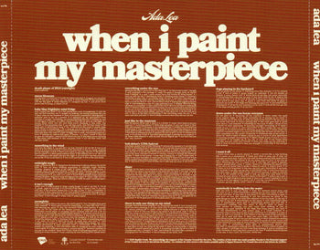 When I Paint My Masterpiece - Lea, Ada