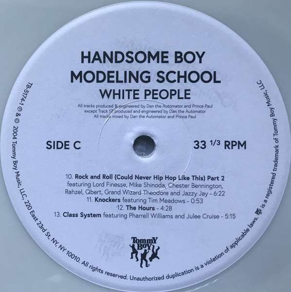 White People [Opaque White LP] - Handsome Boy Modeling School