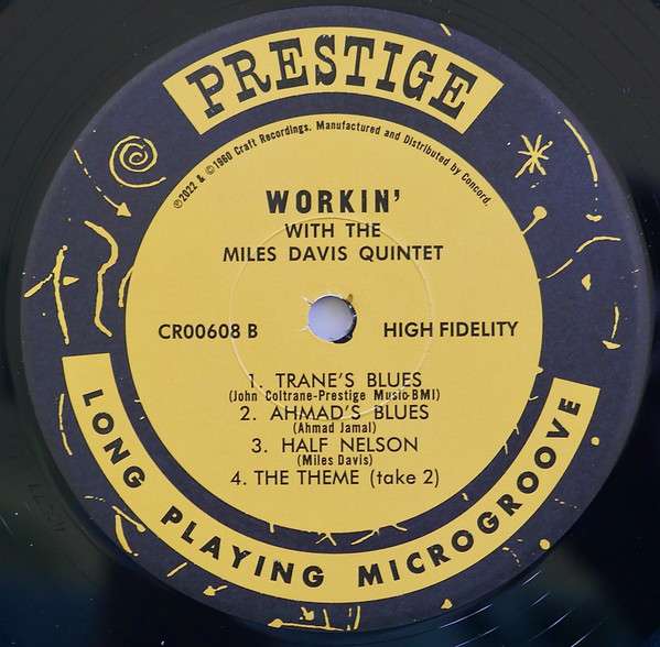 Workin' With The Miles Davis Quintet - Davis, Miles Quintet