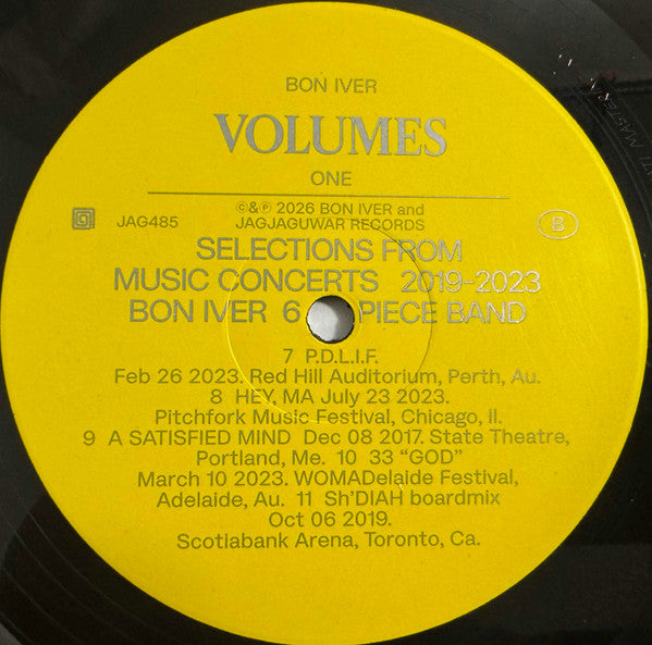 Volumes: One - Selections From Music Concerts 2019 - Bon Iver