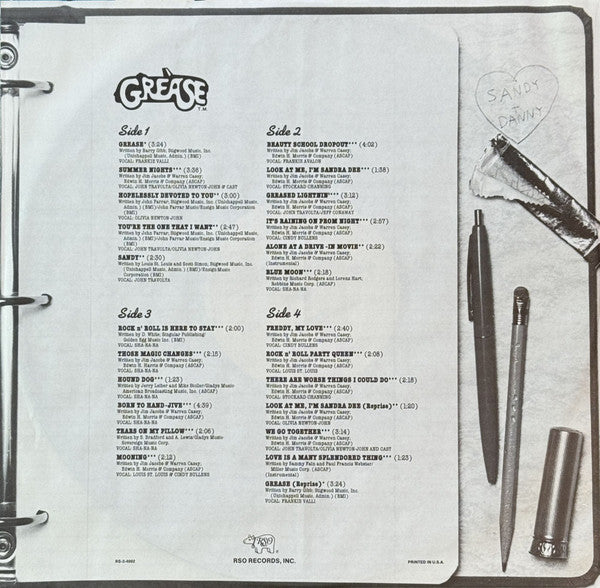 Grease (The Original Soundtrack From The Motion Pi - Various