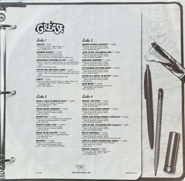 Grease (The Original Soundtrack From The Motion Pi - Various