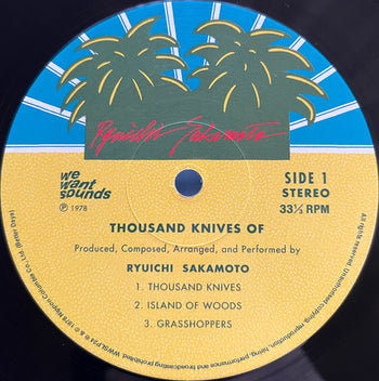 Thousand Knives Of Ryuichi Sakamoto - Sakamoto, Ryuichi