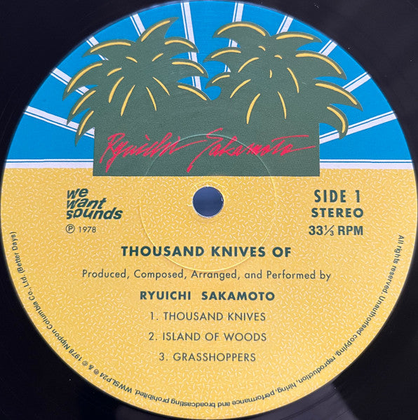 Thousand Knives Of Ryuichi Sakamoto - Sakamoto, Ryuichi