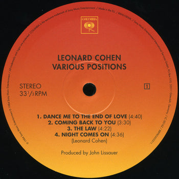 Various Positions - Cohen, Leonard