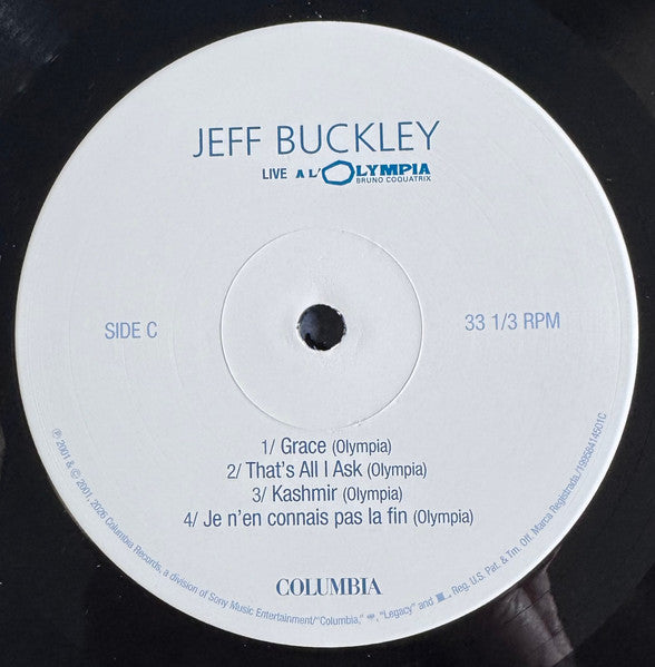 LIVE A L'OLYMPIA - BUCKLEY, JEFF