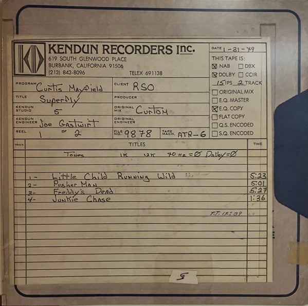 Superfly / O.S.T. [Brick & Mortar Exclusive] (Numb) (Hifi) - Curtis Mayfield