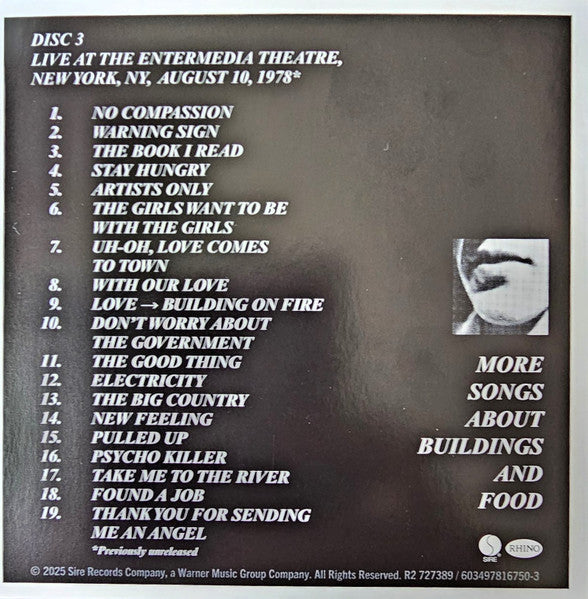 More Songs About Buildings And Food - Talking Heads