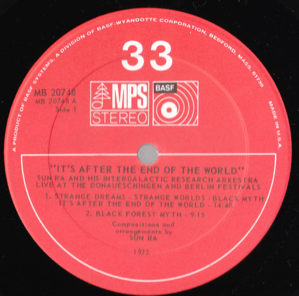 It's After The End Of The World (Live At The Donau - Sun Ra Arkestra