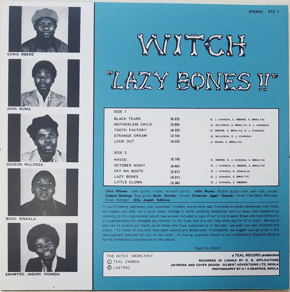 Lazy Bones - Witch