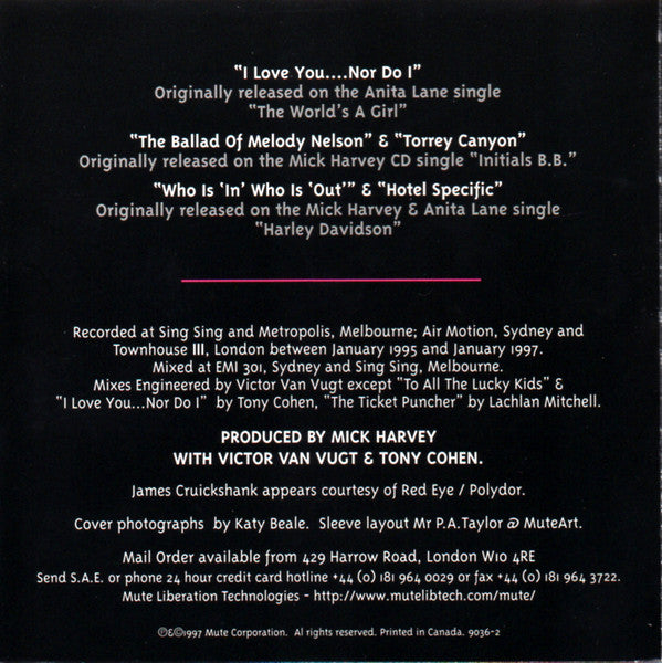 Pink Elephants - Harvey, Mick