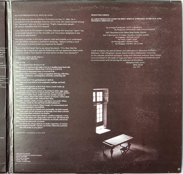 The Electronic Spirit Of Erik Satie Featuring The  - Camarata Contemporary Chamber Group