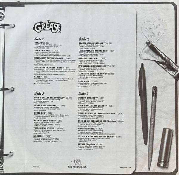 Grease (The Original Soundtrack From The Motion Pi - Various