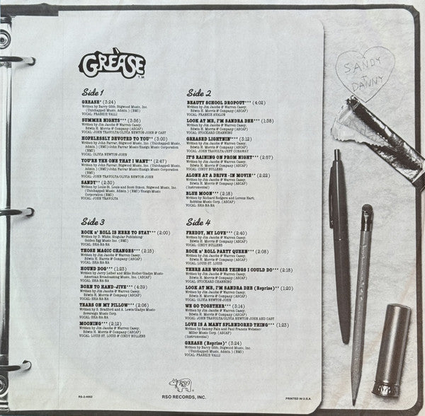 Grease (The Original Soundtrack From The Motion Pi - Various