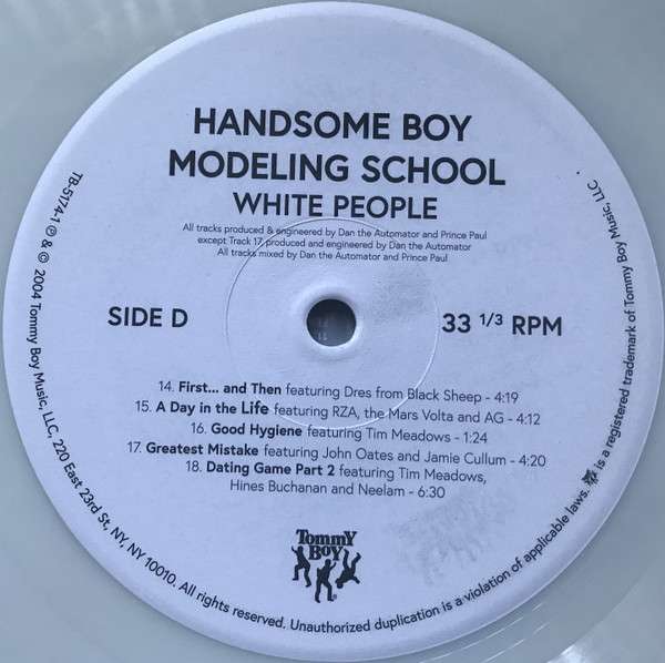 White People [Opaque White LP] - Handsome Boy Modeling School