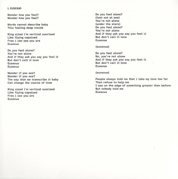 EUSEXUA - FKA Twigs