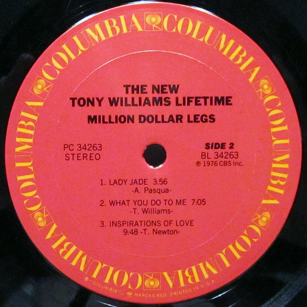 Million Dollar Legs - New Tony Williams Lifetime