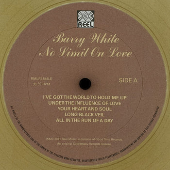No Limit On Love - White, Barry
