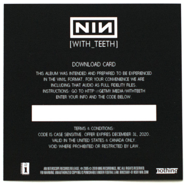 With Teeth - Nine Inch Nails