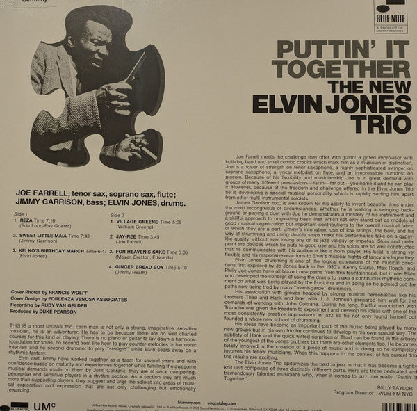 Puttin' It Together (Blue Note Classic Vinyl Editi - Jones, Elvis