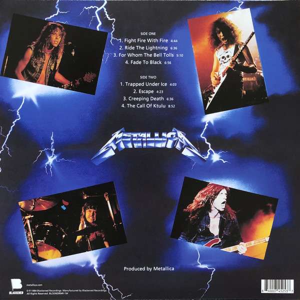 Ride The Lightning - Metallica